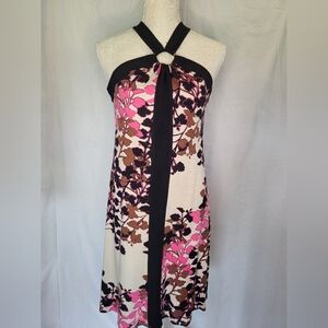 HYPE Midi | Floral Sleeveless Tie Kneck Dress | Size M